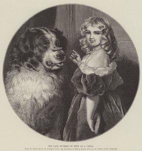La difunta duquesa de Teck como niña de Edwin Landseer